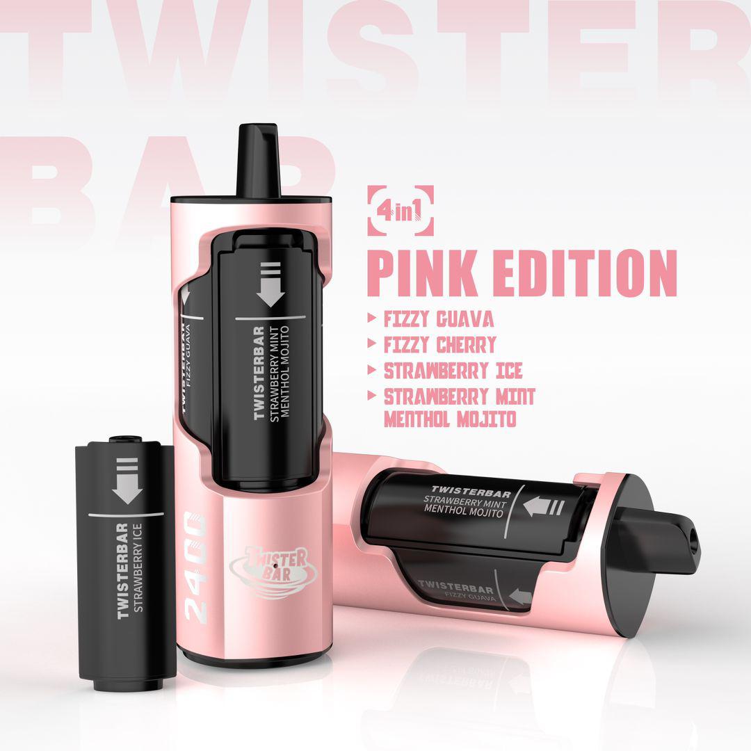 Shop 4 in 1 Twister Bar 2400 Puffs Disposable Vape Pod Kit (Box of 5) - Best Vape Supplier Shop 4 in 1 Twister Bar 2400 Puffs Disposable Vape Pod Kit (Box of 5) - Best Vape Supplier