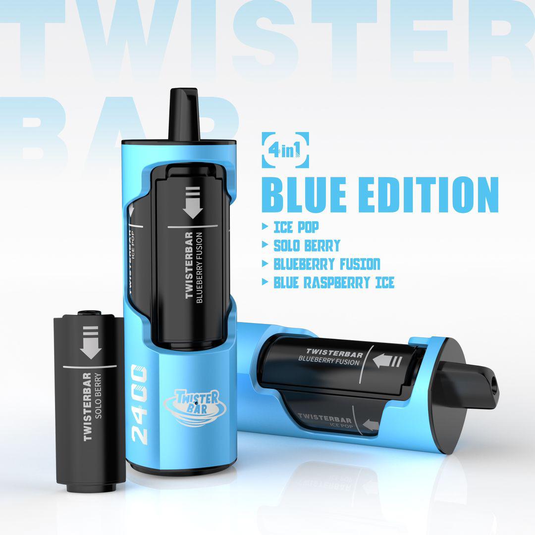 Shop 4 in 1 Twister Bar 2400 Puffs Disposable Vape Pod Kit (Box of 5) - Best Vape Supplier Shop 4 in 1 Twister Bar 2400 Puffs Disposable Vape Pod Kit (Box of 5) - Best Vape Supplier