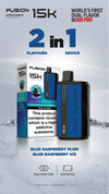 Fusion 15k Puffs 2 in 1 Disposable Vape Pod Kit Box of 10 - Fusion 15k Puffs 2 in 1 Disposable Vape Pod Kit Box of 5 - Vape Wholesale Mcr - Best Vape Supplier