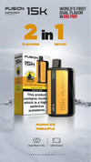 Fusion 15k Puffs 2 in 1 Disposable Vape Pod Kit Box of 10 - Fusion 15k Puffs 2 in 1 Disposable Vape Pod Kit Box of 5 - Vape Wholesale Mcr - Best Vape Supplier
